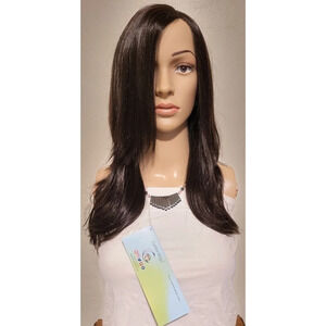 Meghan Mono Wig by Wigs Forever (CysterWigs)  - (color - Black Magic) (15 count)
